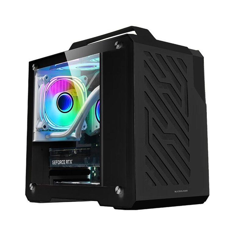 玩嘉 机箱 台式机 ATX 侧透